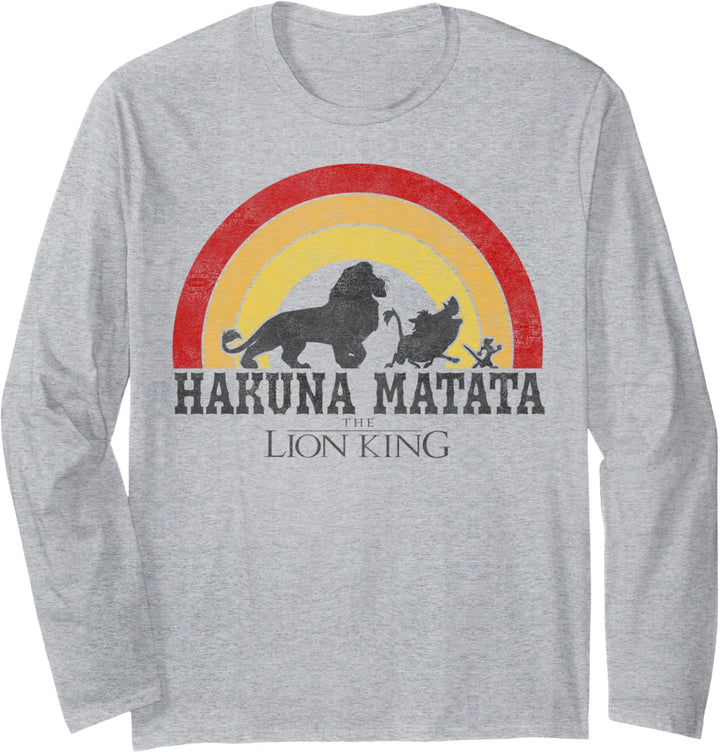 Disney The Lion King Hakuna Matata Vintage Langarmshirt