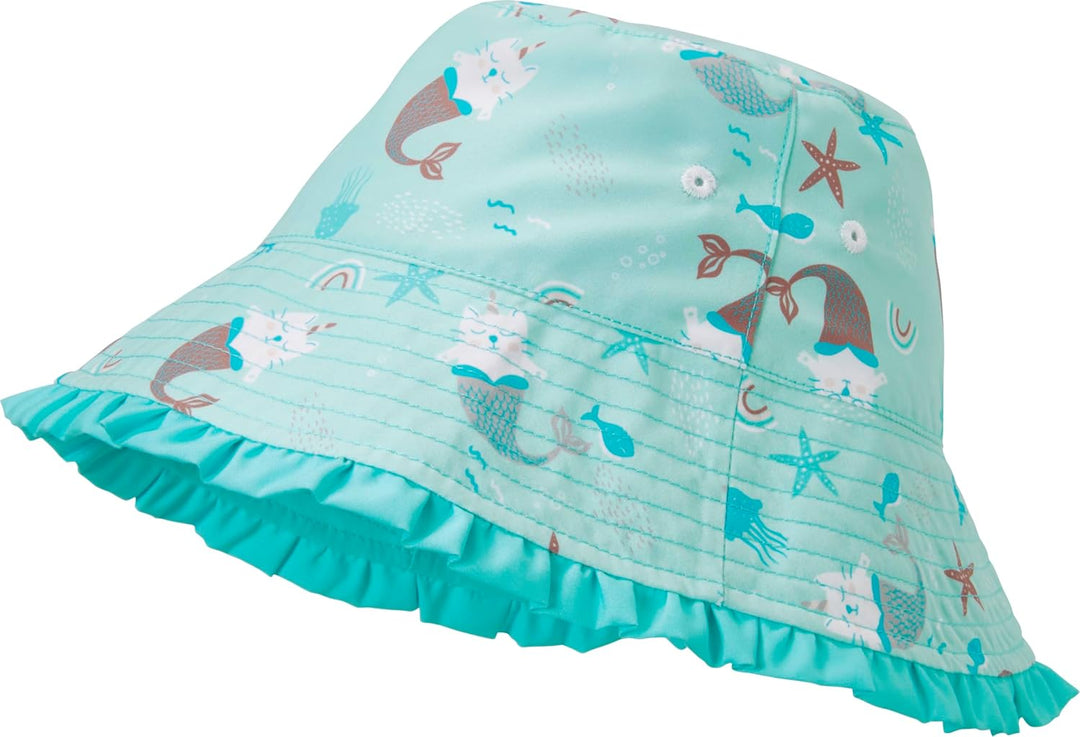 Playshoes Mädchen Uv-schutz Sonnenhut Bademütze Kopfbedeckung 55 Einhornmeerkatze, 55 Einhornmeerkat