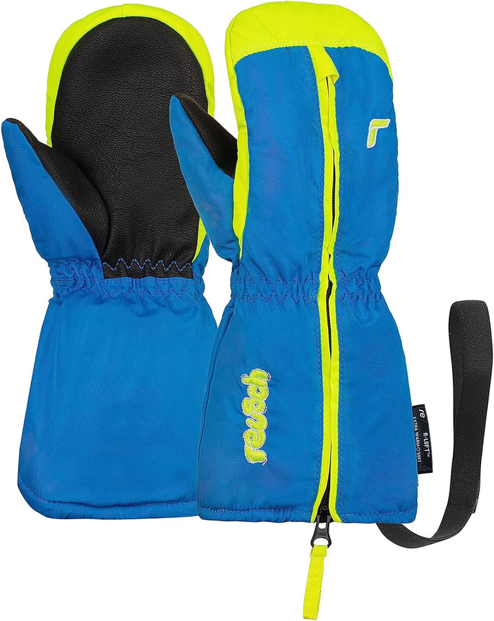 Reusch Unisex – Babys Kleinkinder Fäustlinge Tom Mitten Warm, Wasserdicht, Extra Atmungsaktiv blau /