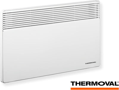 Thermoval Elektrischer Konvektor, Elektroheizkörper TX 2000, 2,0 kW, IP20, Freistehender oder Wandmo