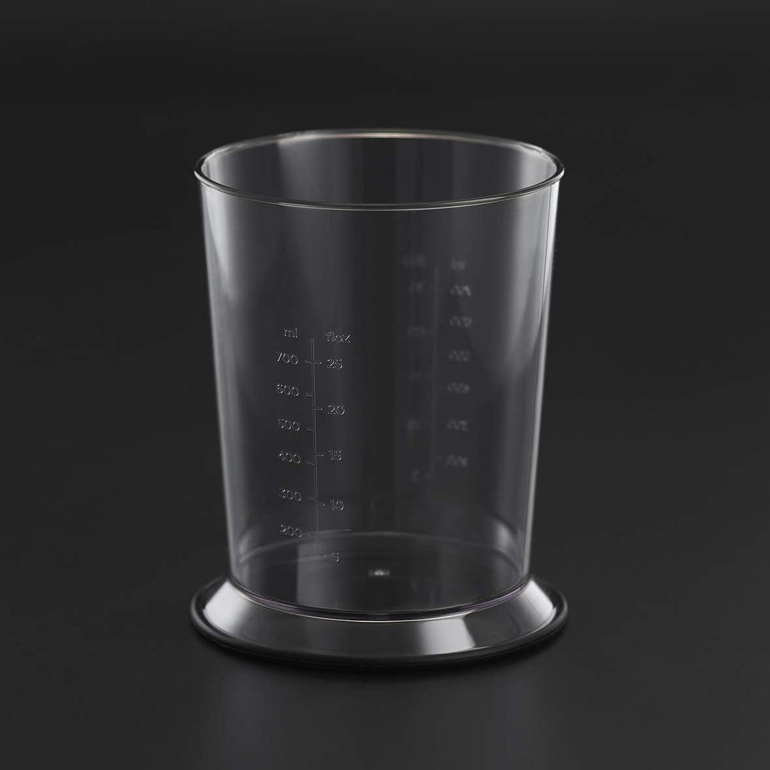 Russell Hobbs Stabmixer Retro rot, 700W, Infinity-Mix-Technologie, Messbecher + Deckel, BPA frei, sp