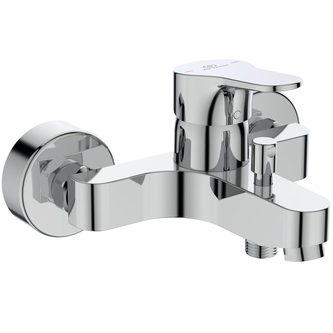Ideal Standard BC843AA Cerabase Badearmatur Aufputz, Ausladung 16,1 cm, Chrom