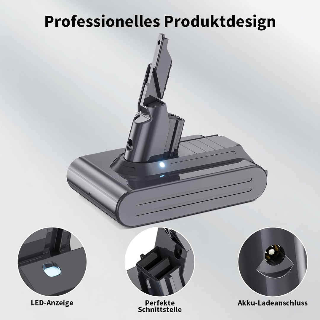 Akku für Dyson V7, Ersatzakku für Dyson V7 SV11 Staubsaugern(mit 2 Filter) | Ersatz für Dyson V7 Akk