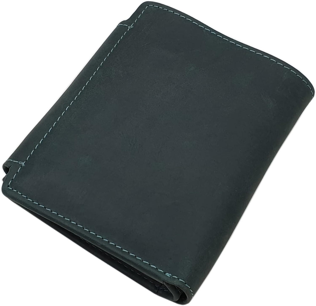 myledershop Vollrindleder Damen Hochformat Geldbörse/Geldbeutel/Portemonnaie mit Aussenriegel und RF