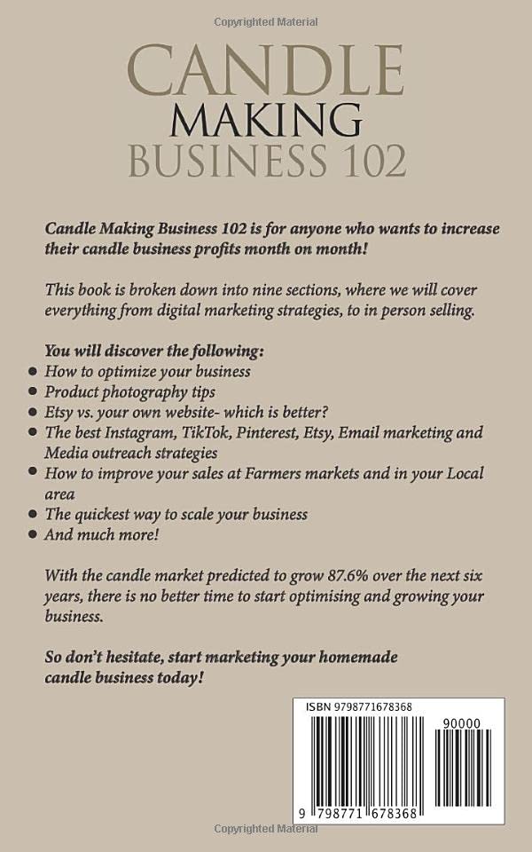Candle Making Business 102: Drive Growth through Social Media Marketing and In-person Selling. Lever
