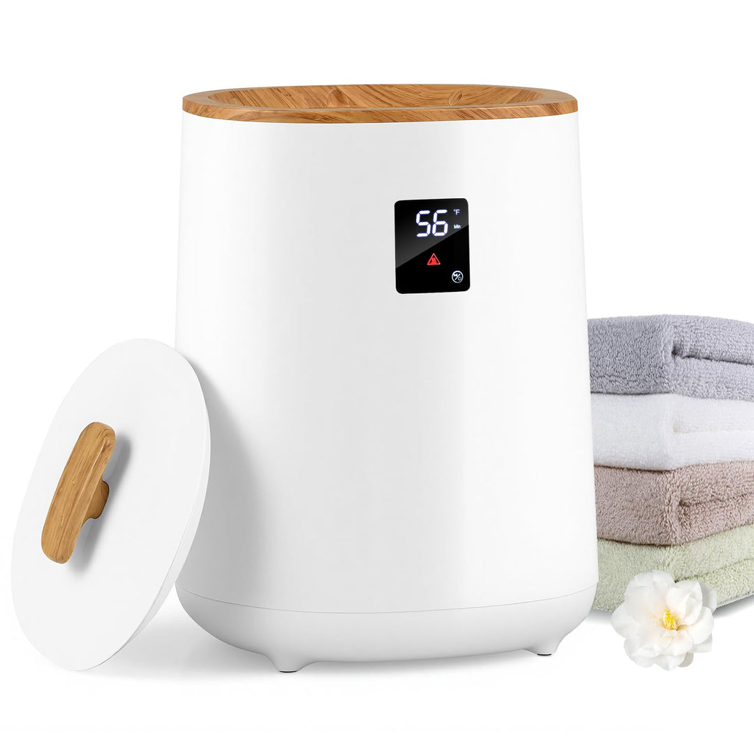 RELAX4LIFE 18L Handtuchwärmer, Handtuch Wärmegerät mit LED-Anzeige &amp; Schnellheizung &amp; automatischer