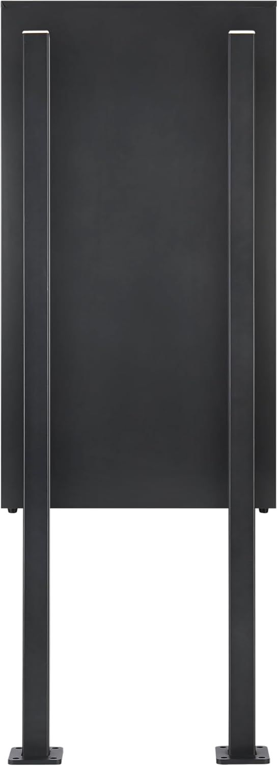 Haussmann Paketbriefkasten Box 400 Protect, XXL Breifkasten mit Ständer (Box + Ständer), Box + St&#x