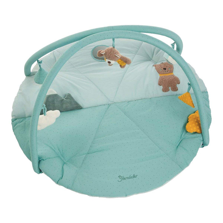 Sterntaler 9122072 Spielbogen Bär Ben, Rund, Alter: 0-18 Monate, 90 x 90 cm Ben