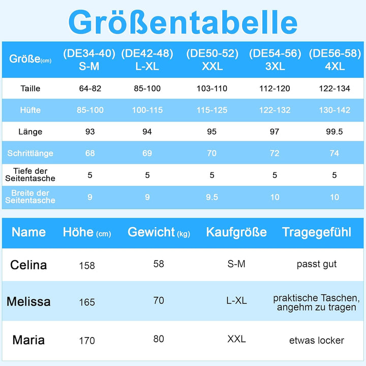 DDOBB 2er Pack Sport Leggings Damen High Waist Sportleggins Damen Lang Mit Taschen Gym Leggings Blic