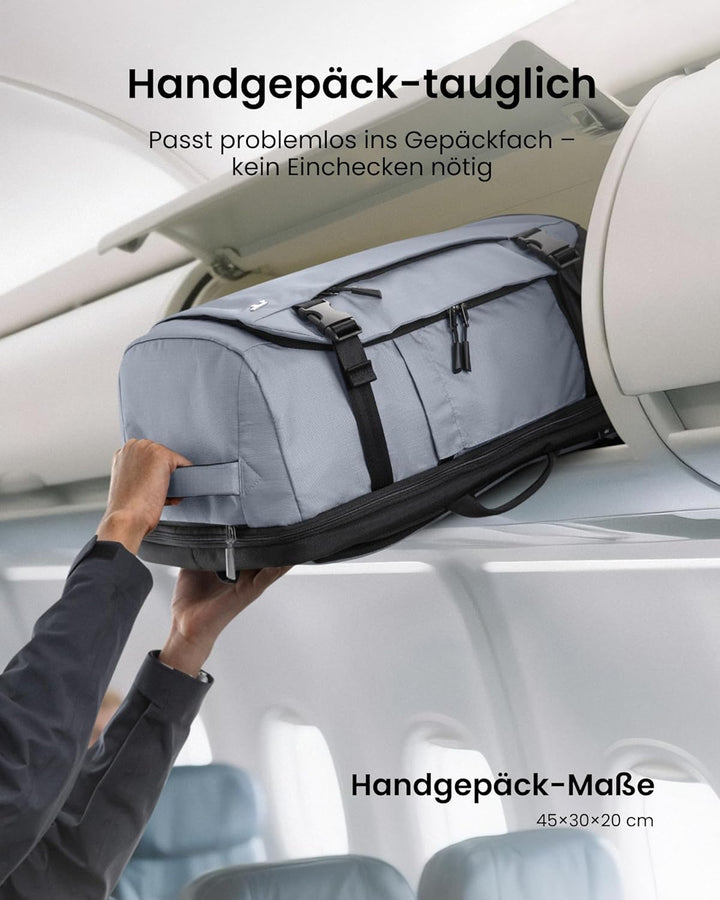 tomtoc 28L Reiserucksack, TSA-freundlicher Handgepäck Rucksack, Wasserdichter Easyjet Rucksack Handg