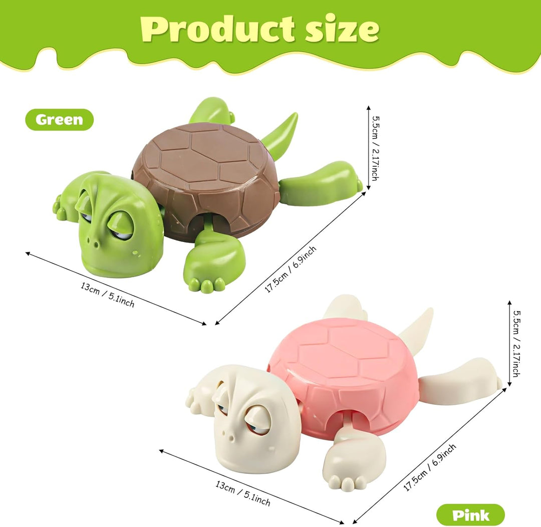 2 Stück Turtle Coaster, 3D-Gedruckter Schildkröten-Untersetzer,lustigem Gesicht Schildkröte Coasters