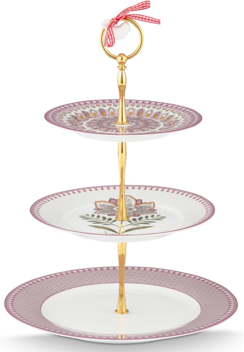 Pip Studio Lily&Lotus Lilac Etagere 3tlg