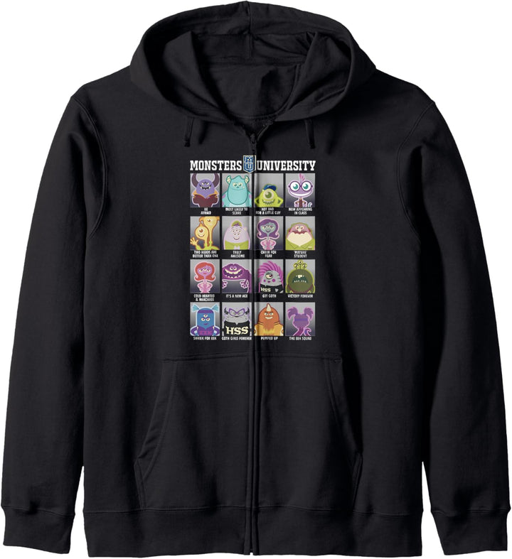 Disney Pixar Monsters University Class Photos Kapuzenjacke