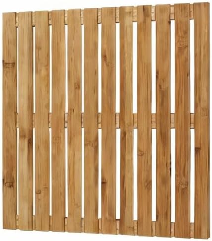 WENKO Baderost Bambus 50 x 50 cm, rutschfeste Badewannenmatte Antirutschmatte Mod. Indoor u. Outdoor