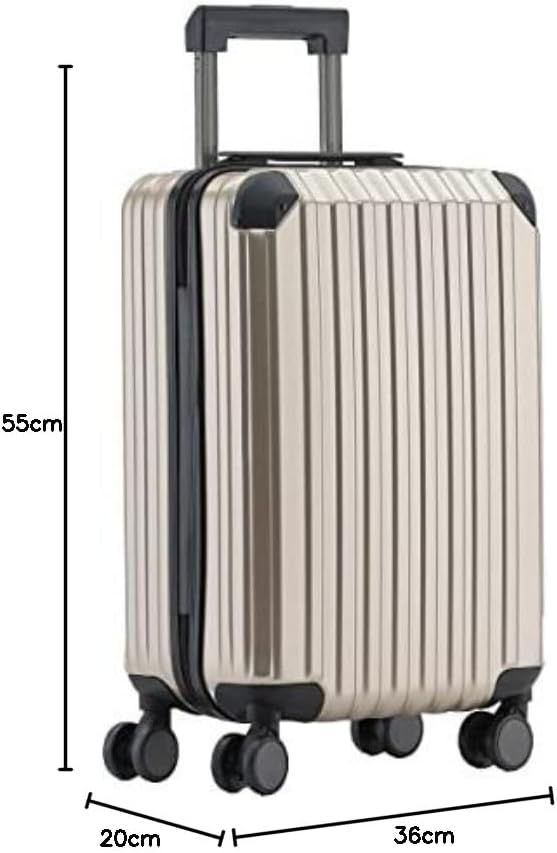 Münicase M816 TSA-Schloss Koffer Reisekoffer Trolley Kofferset Hardschale Boardcase Handgepäck (Cham