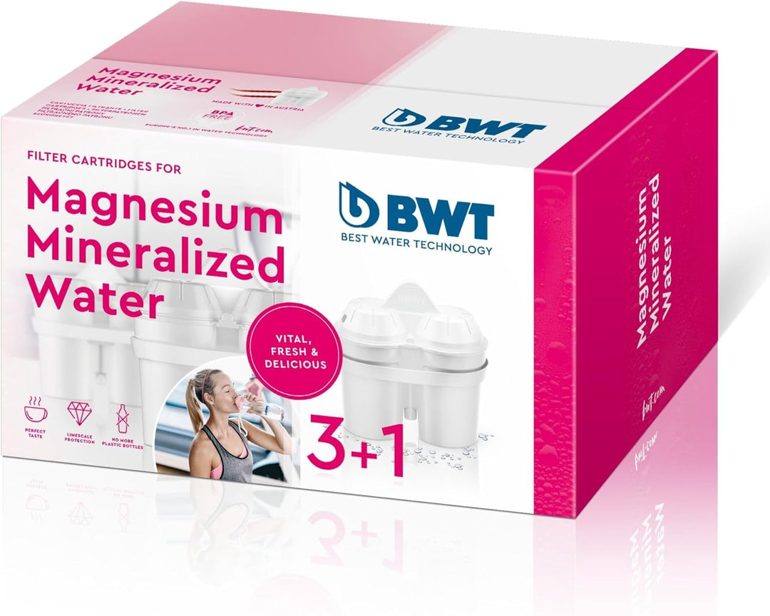 BWT - 814134 - Filterkartusche Magnesium Mineralized Water - Kartuschen für Tischwasserfilter PENGUI