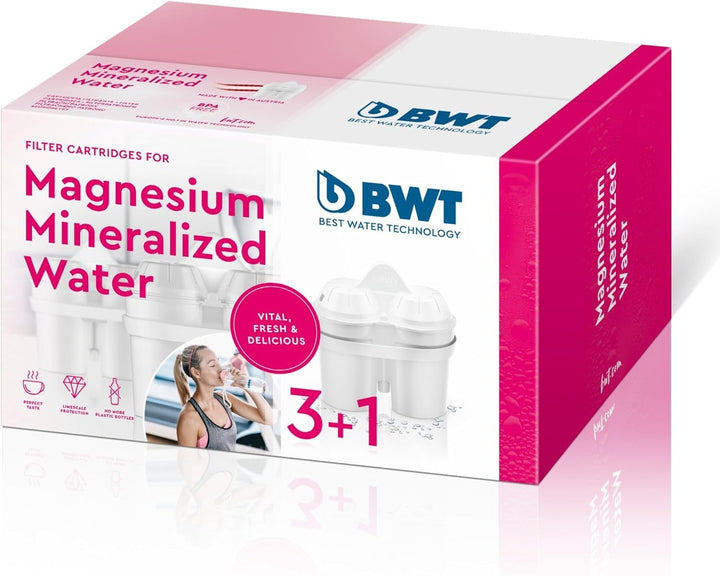 BWT - 814134 - Filterkartusche Magnesium Mineralized Water - Kartuschen für Tischwasserfilter PENGUI