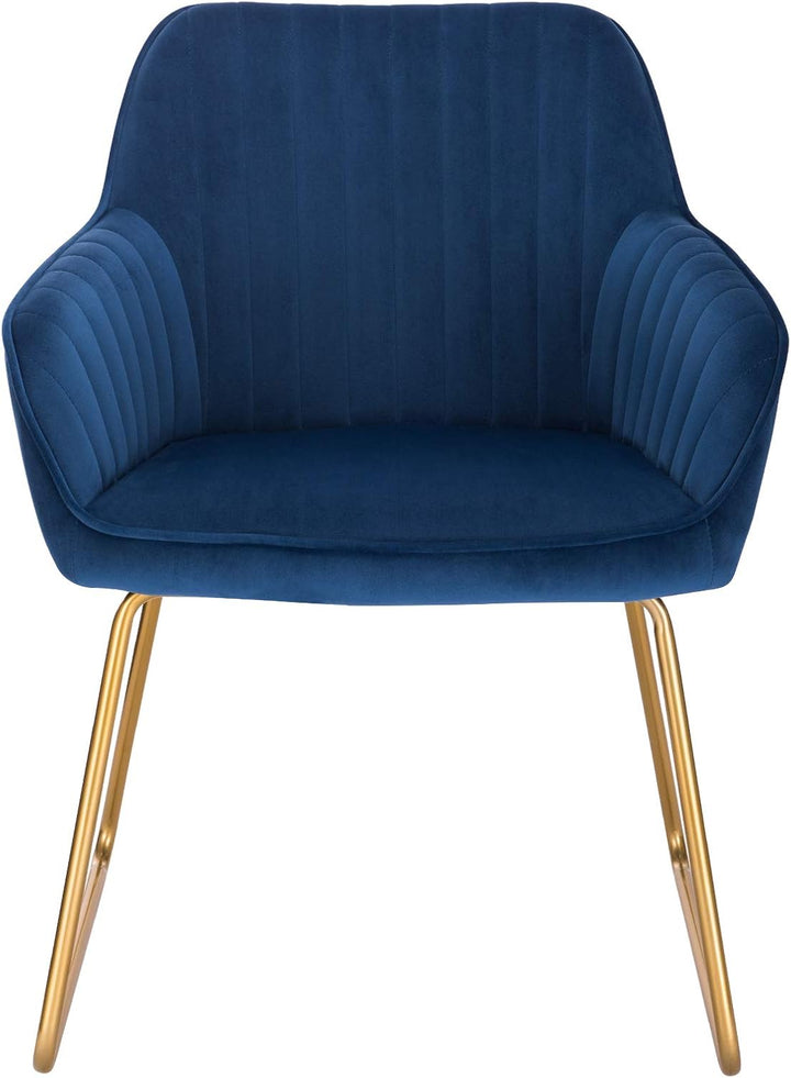 WOLTU Esszimmerstühle BH246bl-1 1x Küchenstuhl Polsterstuhl Wohnzimmerstuhl Sessel mit Armlehne, Sit