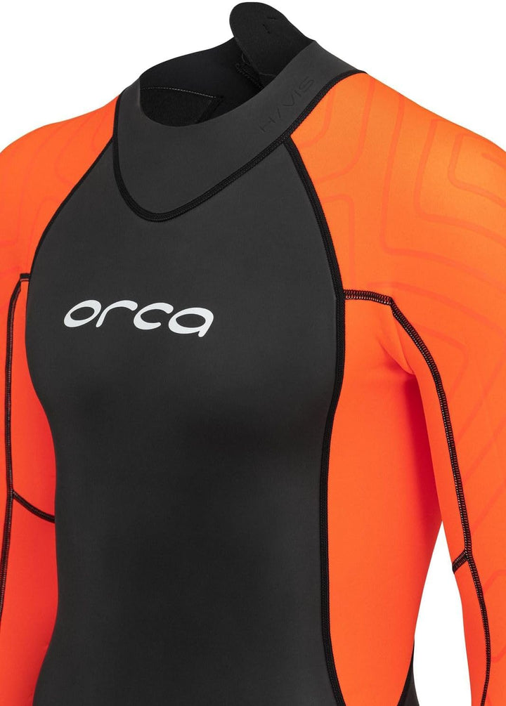 2023 Orca Mens Vitalis Muta Open Water Hi-Vis - Nero - La muta Vitalis è l'evoluzione di Openwater C