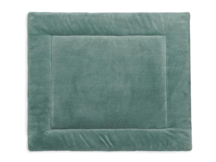 Jollein Krabbeldecke Laufgittereinlage 80x100 cm River knit ash green, 80x100 cm (1er Pack)
