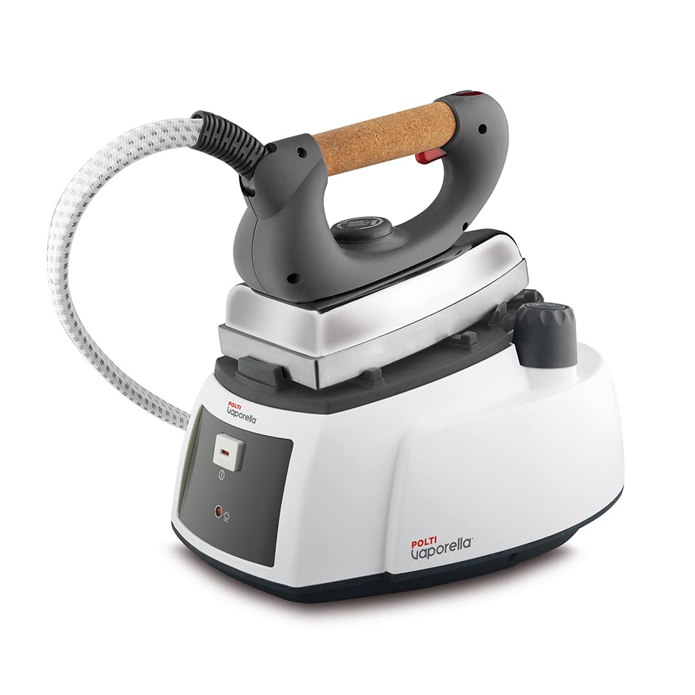 Polti Vaporella 505 Pro, Dampfbügelstation mit Heizkessel, Sicherheitsverschluss, 3.5 Bar, Weiss/Gra