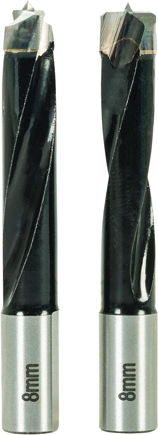 Triton 109467 Dowel Jointer Bits 8mm 2pk, multi 8 mm, 8 mm