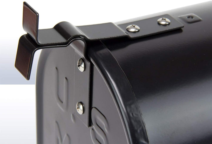 DEMA Alu American Mailbox Postkasten US Briefkasten mechanischer Postmelder Retro schwarz