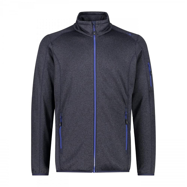 CMP Leichte Fleece-Strickjacke mit Netz