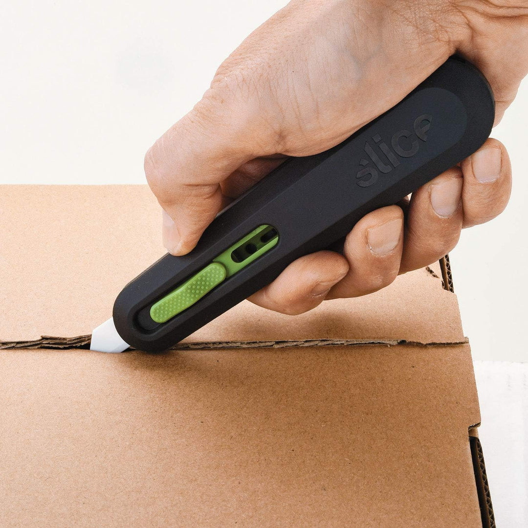 Slice 10554 | Sicherheits-Cuttermesser mit automatischem Klingenrückzug | robusten Griff aus glasfas