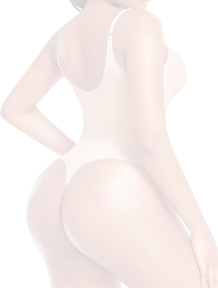 YARRCO Shapewear Damen Body Shaper Bauchweg Shaping Bodysuits Miederslip Figurformende Unterwäsche M