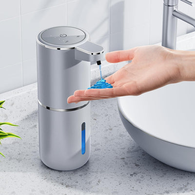 Seifenspender Automatisch,380ml Elektrischer Wandmontage Berührungsloser Automatische Seifenspender,