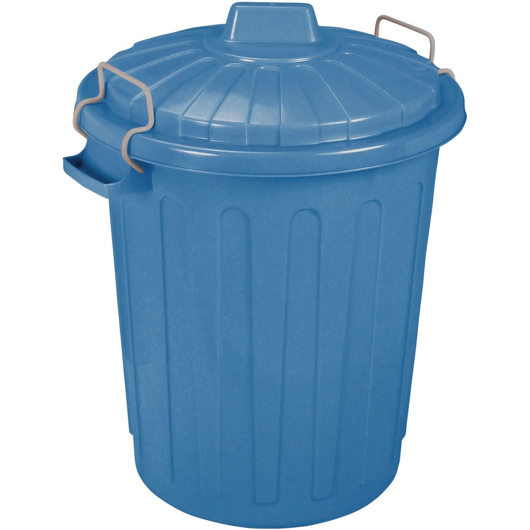 Curver 04128-895-41 Abfalltonne Oscar 40x35x45cm in Blau, Plastik, 40 x 35 x 45 cm