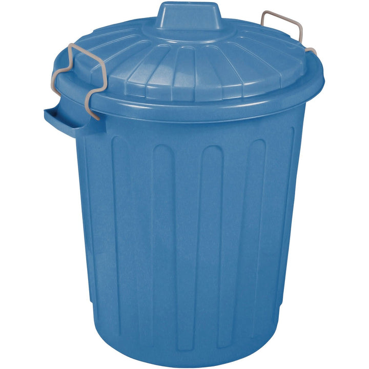 Curver 04128-895-41 Abfalltonne Oscar 40x35x45cm in Blau, Plastik, 40 x 35 x 45 cm