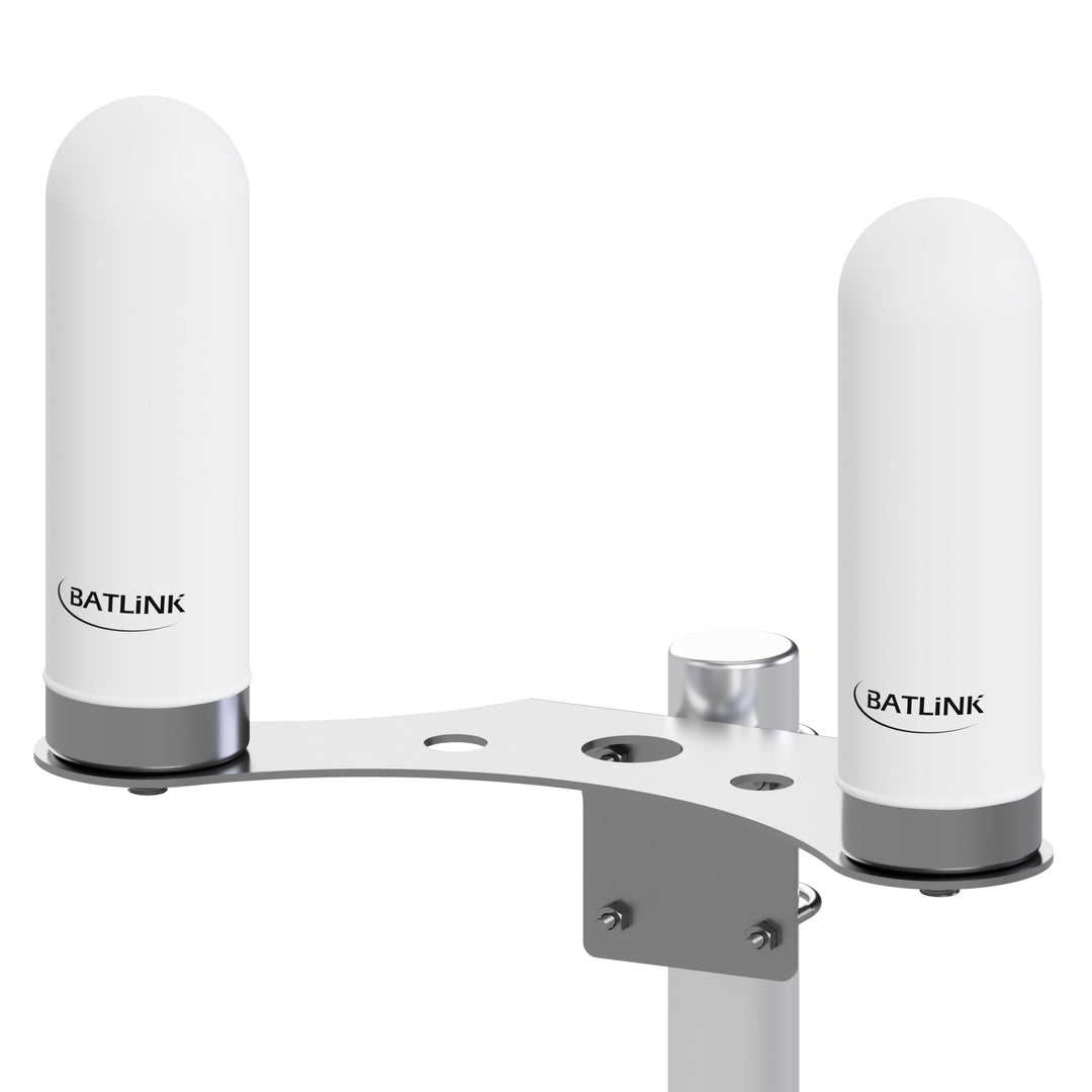 BATLINK MAO5GV1 2x2 MIMO Marine Grade (IP66) 5G Antenne inkl. 10m Kabel - 9dBi Leistungsgewinn, für