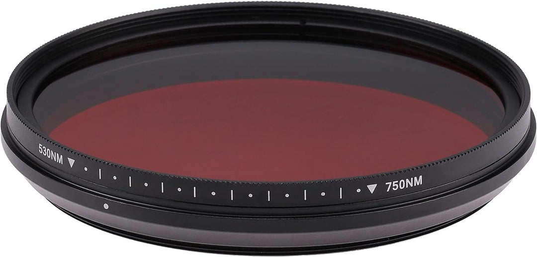 Fotga 77mm Sechs-im-EIN Einstellbare Infrarot Infrared Pass X-Ray-Objektiv-Filter IR Filter 530nm bi