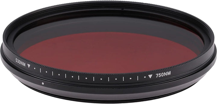 Fotga 77mm Sechs-im-EIN Einstellbare Infrarot Infrared Pass X-Ray-Objektiv-Filter IR Filter 530nm bi