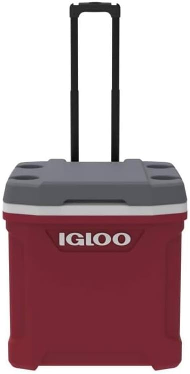 IGLOO Outdoor Latitude 30 Roller Kühlbox 28 Liter Rot, 28 Liter Rot