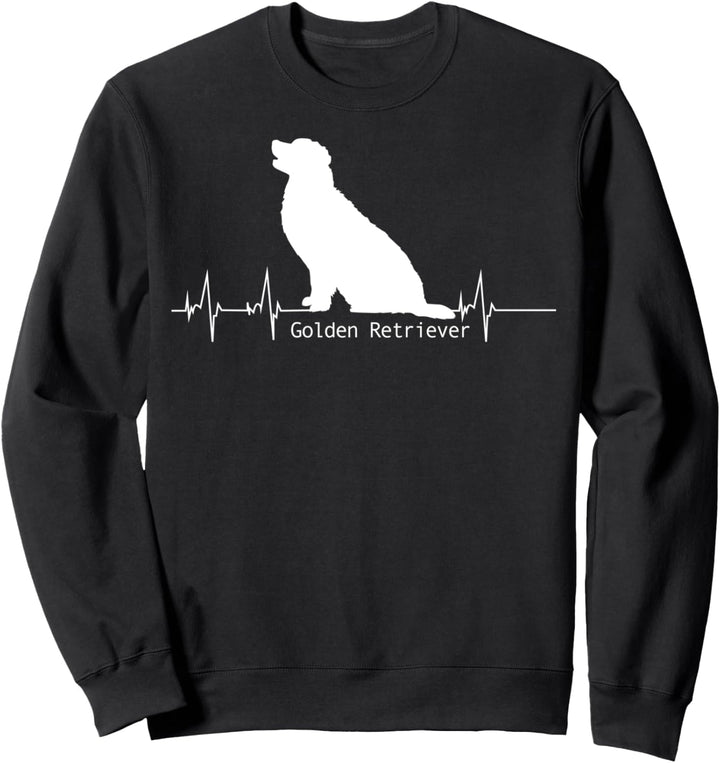 Heartbeat Design - Golden Retriever Sweatshirt