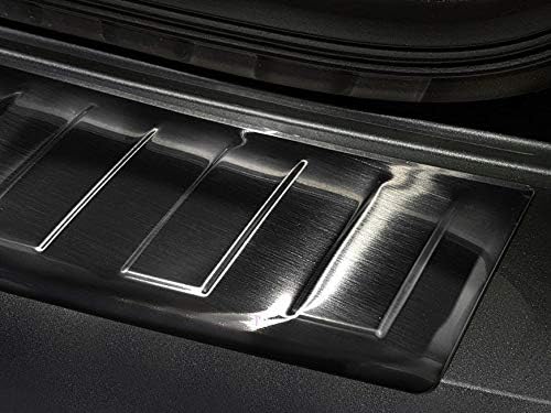 Ladekantenschutz aus Edelstahl in anthrazit mit 3D Abkantung passend für VW Caddy/Caddy Life/Caddy M