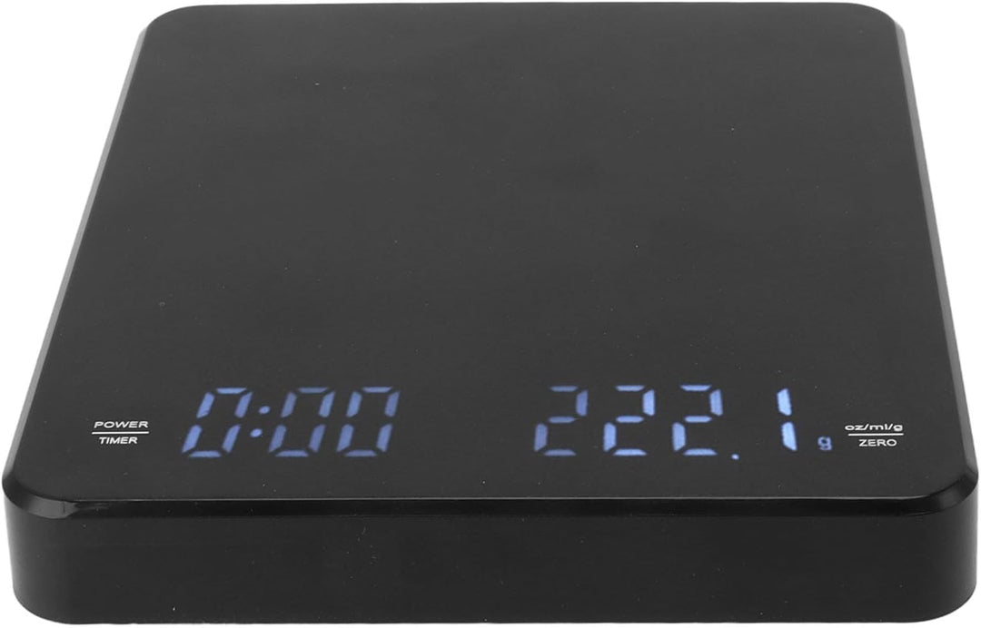 Kaffeewaage, USB-Aufladung, Automatische Nulllöschung, Hohe Genauigkeit, LED-Digitalanzeige, Handgeb