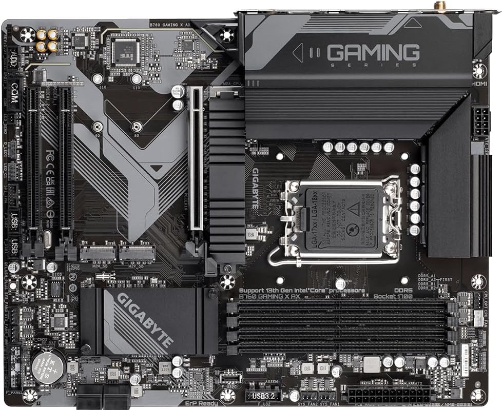 Gigabyte B760 Gaming X AX (Sockel 1700/B760/DDR5/S-ATA 6Gb/s/ATX)