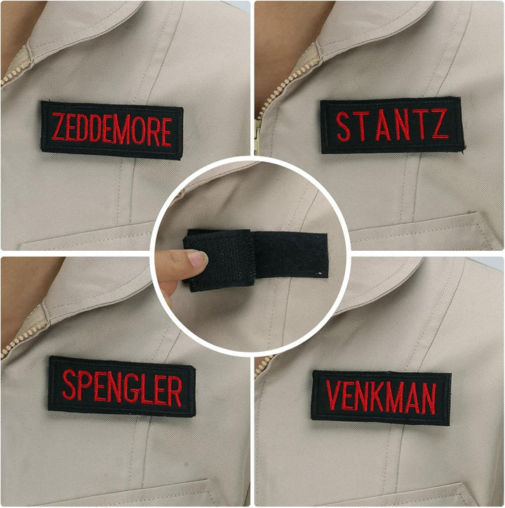 Funhoo Herren Geisterjagd Kostüm Ghost Buster Overalls Halloween Cosplay Afterlife Jumpsuit für Erwa