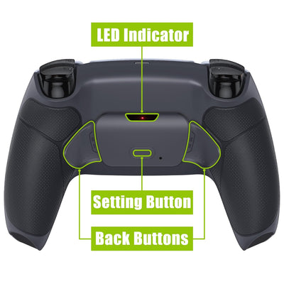 eXtremeRate Programmierbares Rise Remap Kit für ps5 Controller BDM-030/040, Remap Platine & Rückseit