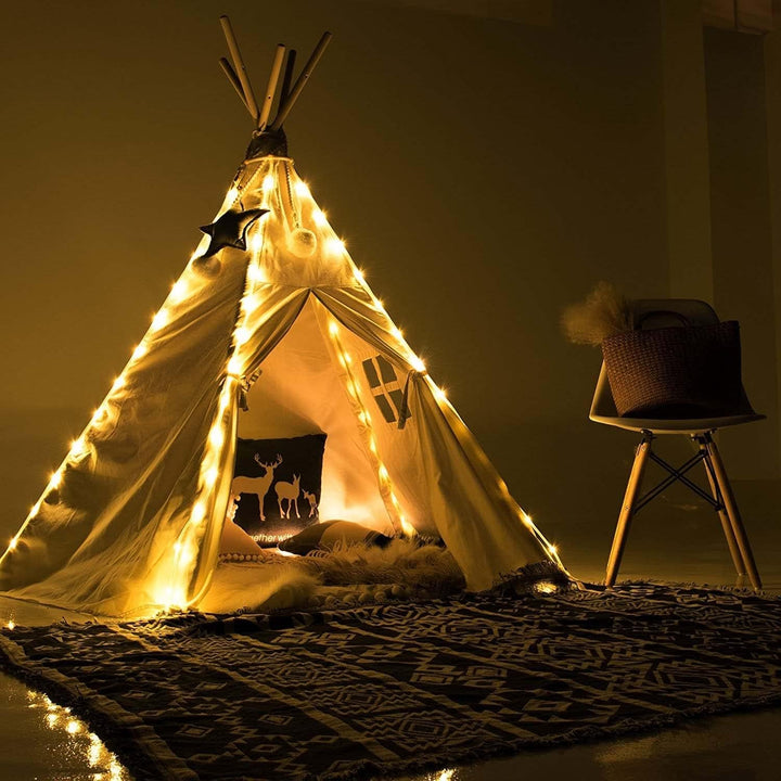 Vercico Fee Lichterketten Batterie Indoor Kinder Schlafzimmer Tipi Zelt Beleuchtung Dekoration LED L