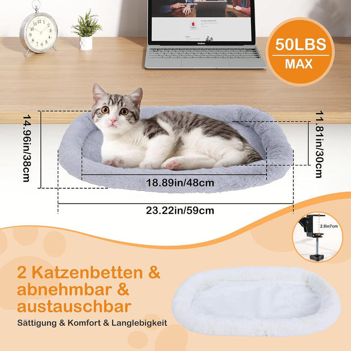 Hängebett für Katzen 90° Foldable Katzenbett Katzenliege Katzenhängematte katzenkorb zum schlafen Ka