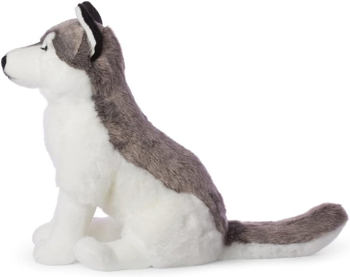 WWF Plüschtier Husky [sitzend] (70cm), besonders Flauschige und lebensechte Plüschtierkollektion des