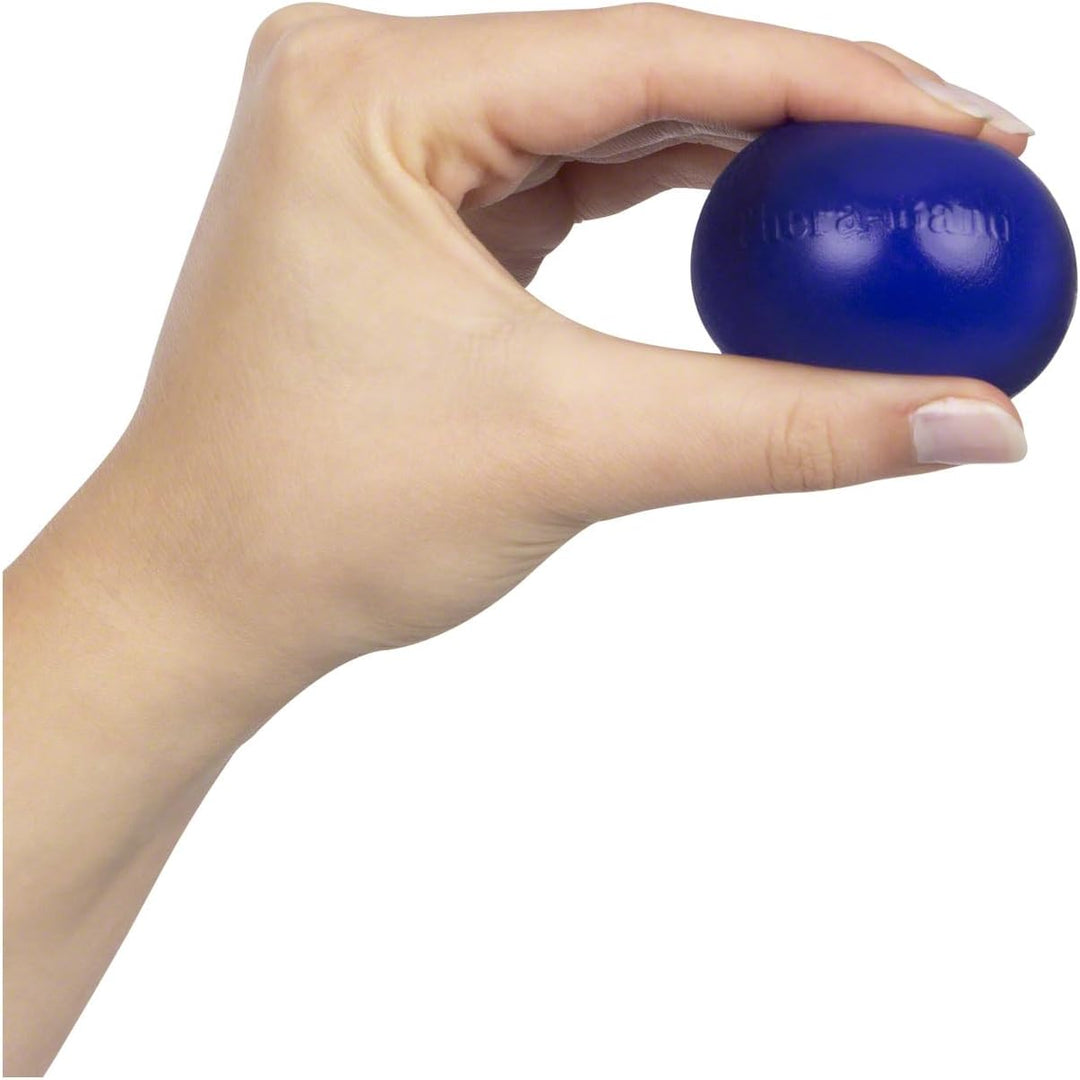 Sport-Tec Thera Band Handtrainer-Set Fingertrainer Antistressball, 4 Stärken inkl. Holzbox