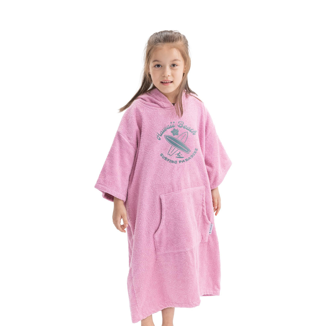 HOMELEVEL Badeponcho für Kinder und Teenager - Poncho Handtuch für Strand Schwimmbad - Surfponcho mi