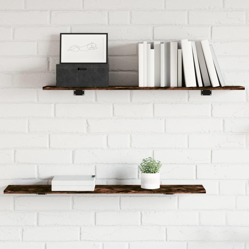 vidaXL Wandregale 4 STK., Wandregal Pflegeleicht, Hängeregal für Wohnzimmer Büro, Bücherregal Wandbo