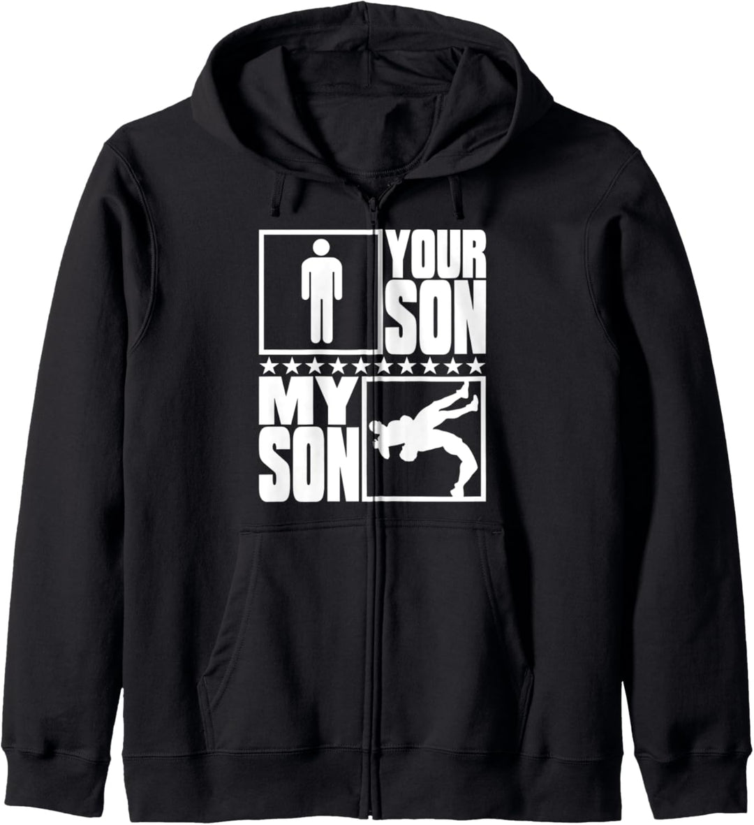 Wrestler Eltern Geschenk - Ihr Sohn gegen meinen Sohn Kapuzenjacke